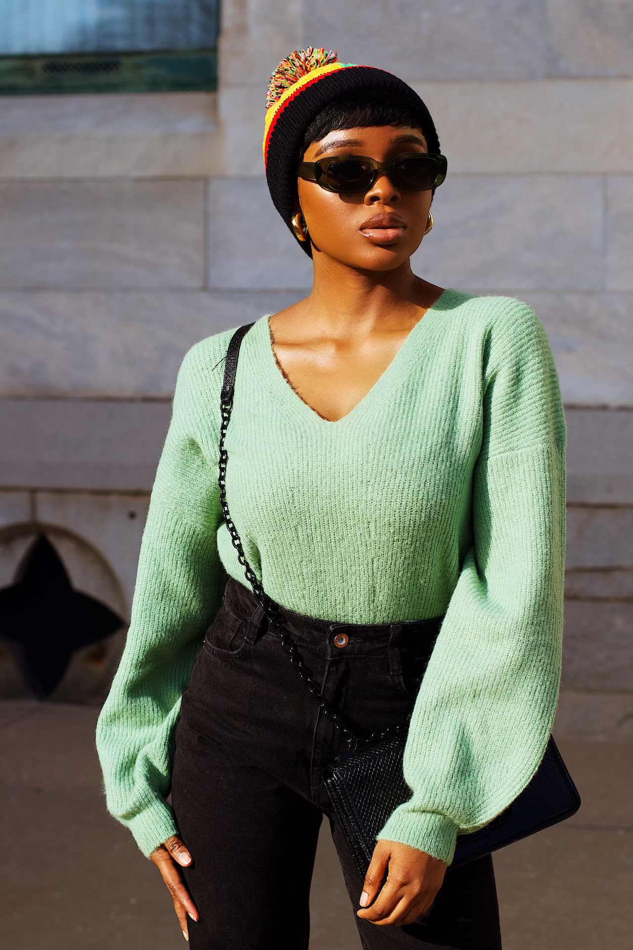 how to style sweater in spring